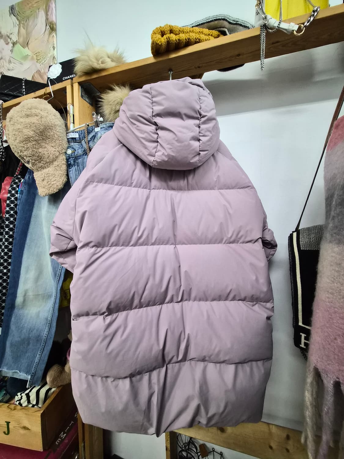 네파 라벤더 롱패딩 상품이미지7