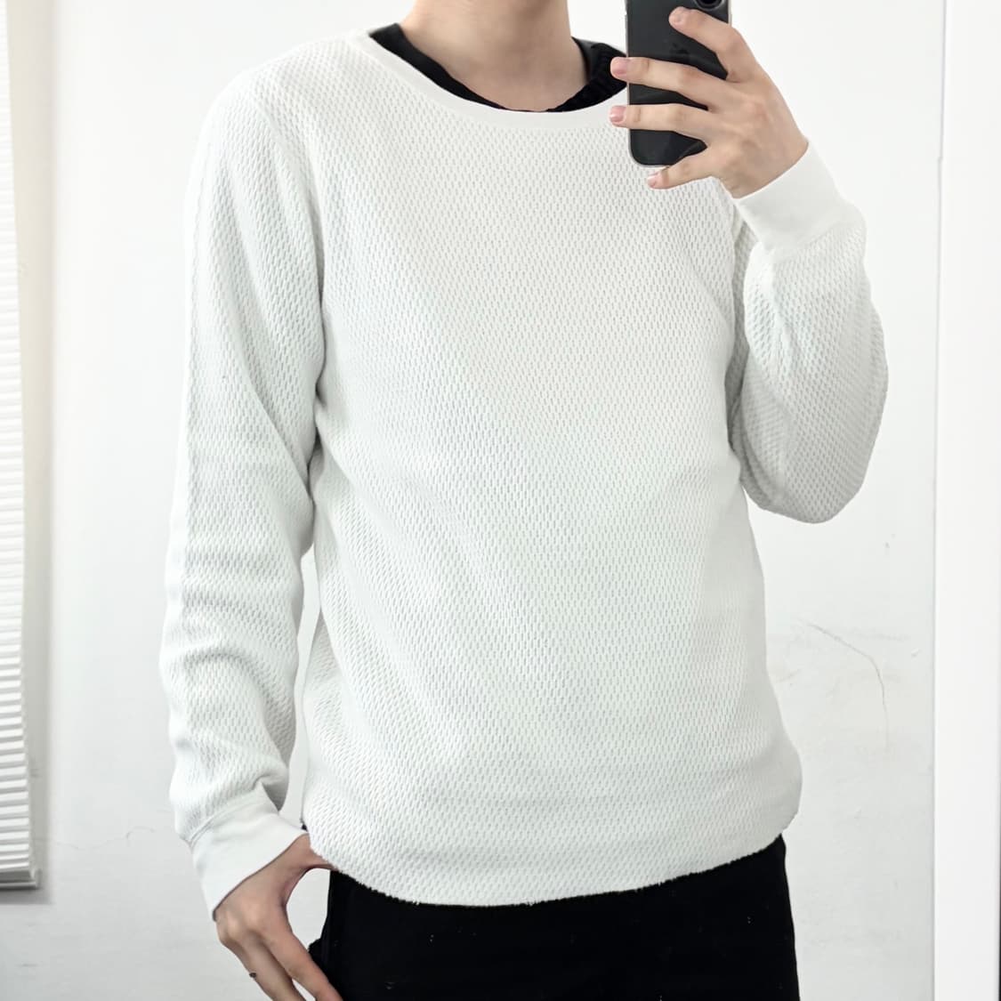 와코마리아 와플 니트 상품이미지2