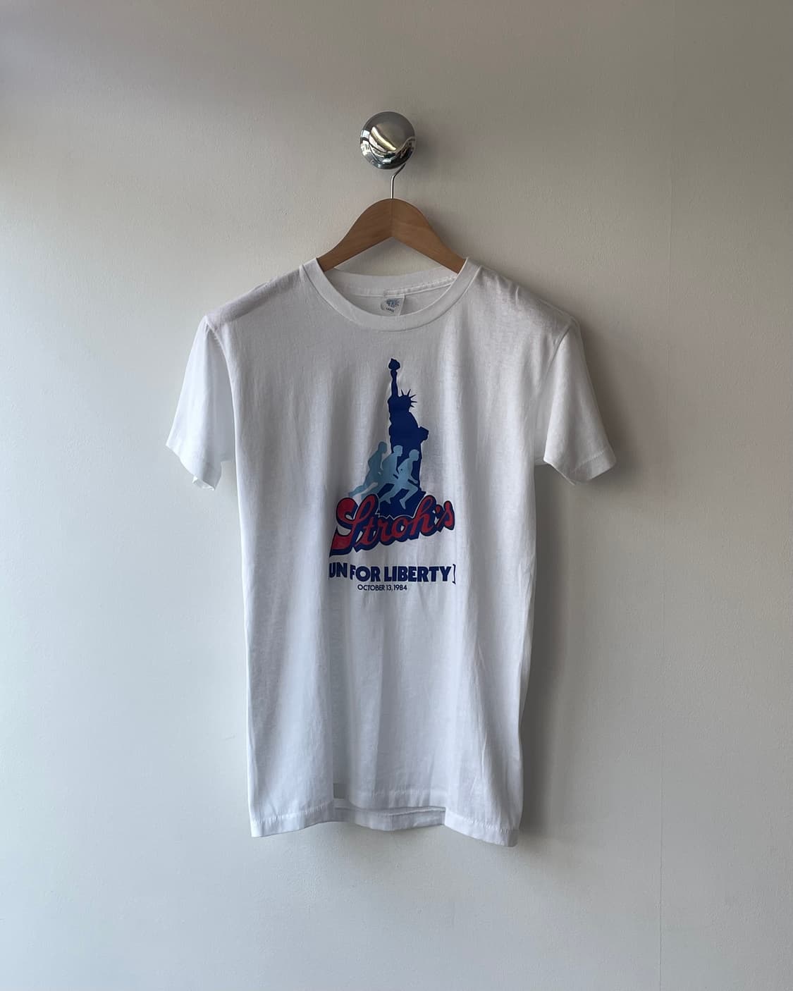 80’s USA “Run for Liverty” Promo T-shirt 상품이미지3