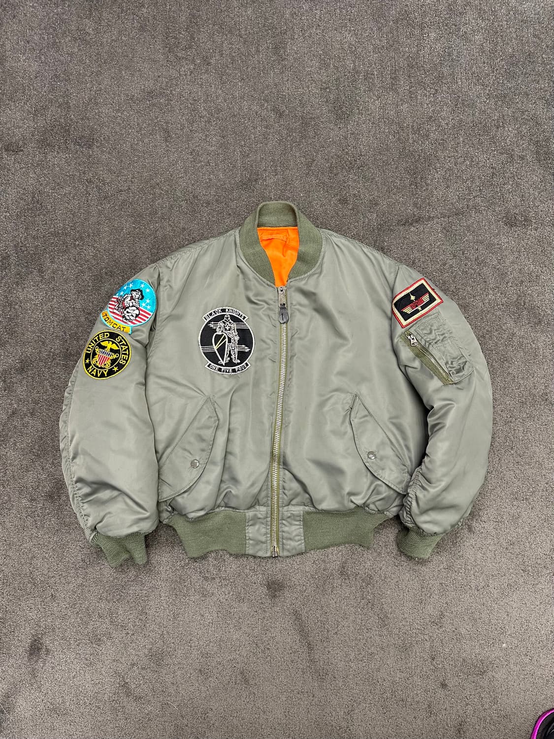 U.S. AIR FORCE MA-1 항공점퍼 L 상품이미지1