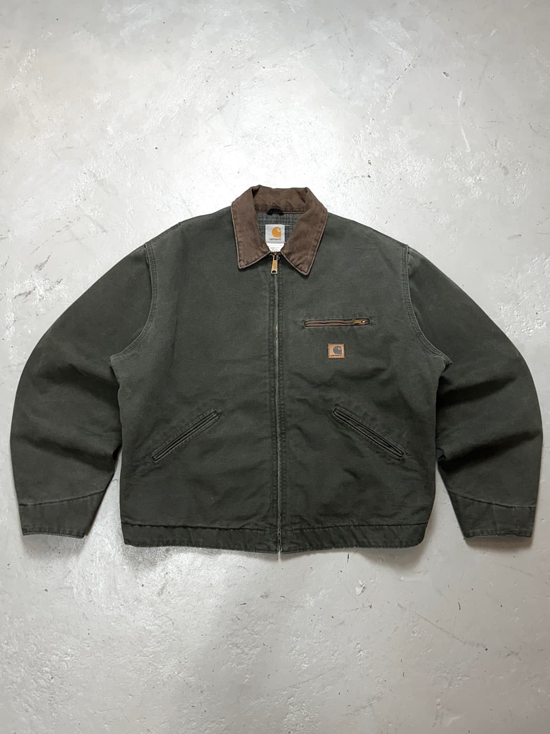 00's OG USA Made 칼하트 J97 MOS 디트로이트 자켓 상품이미지1