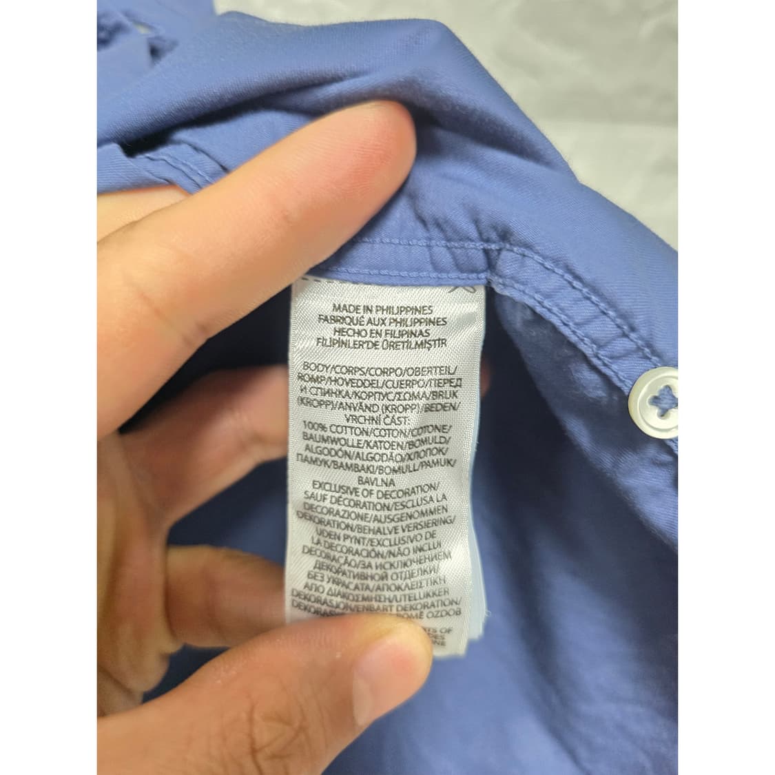폴로 랄프로렌 네이비 셔츠 M 상품이미지3