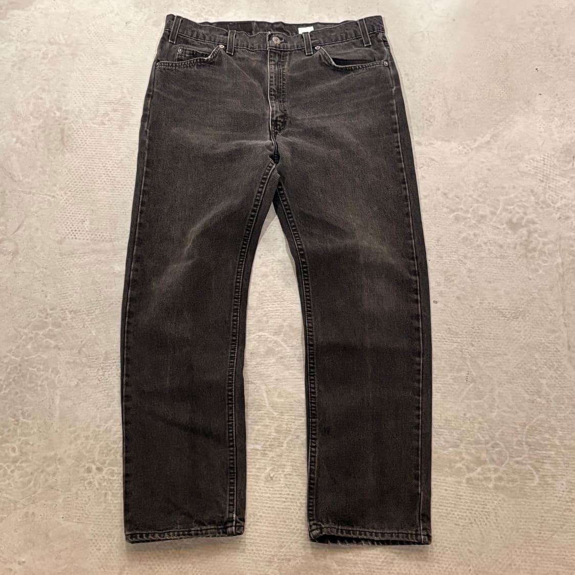 [36/30] 90s USA🇺🇸 리바이스 505 오렌지 탭 블랙 흑청 상품이미지1