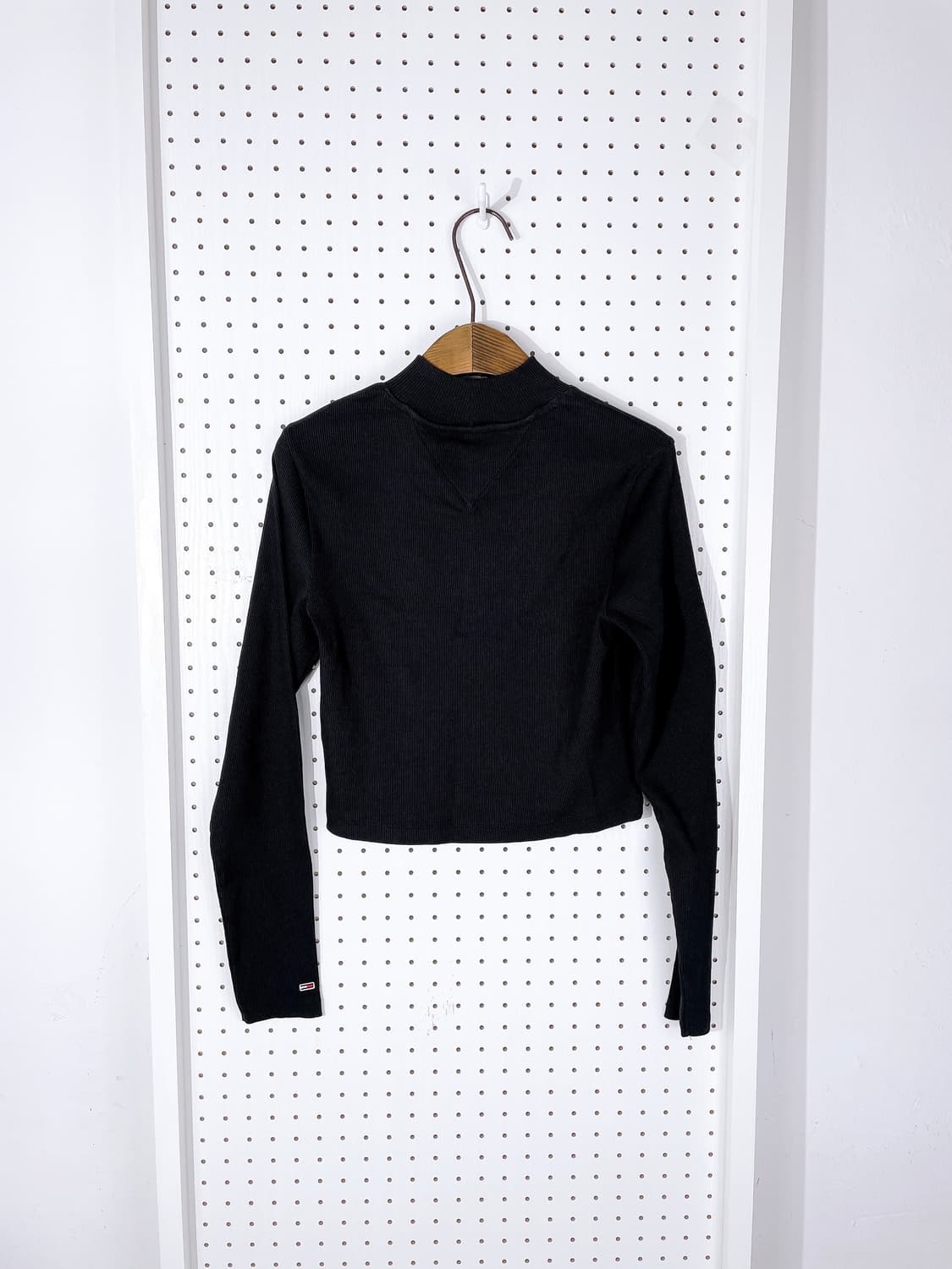 (정품/새상품) 타미진스 여성 크롭탑 롱슬리브 티셔츠 상품이미지3