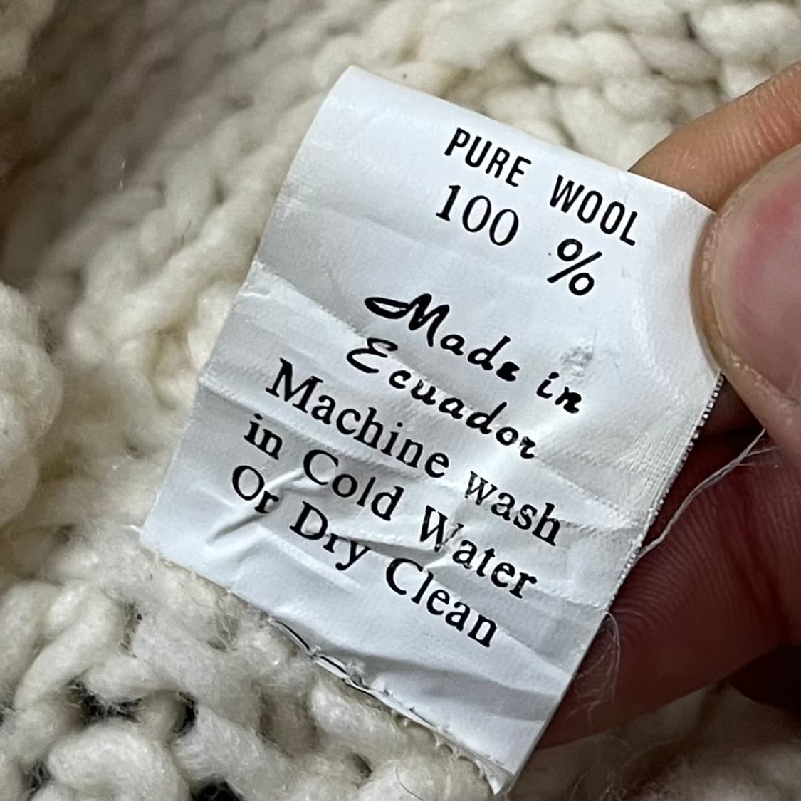 빈티지 피셔맨 울 니트 후드 집업 (105) 상품이미지5