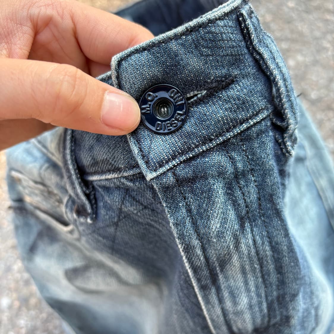 디젤 데님 미니 스커트 상품이미지3