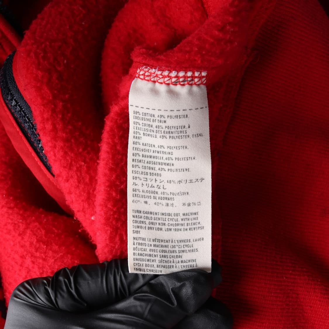 아베크롬비 앤 피치 레드 스펠아웃 빈티지 후드집업 M 상품이미지7