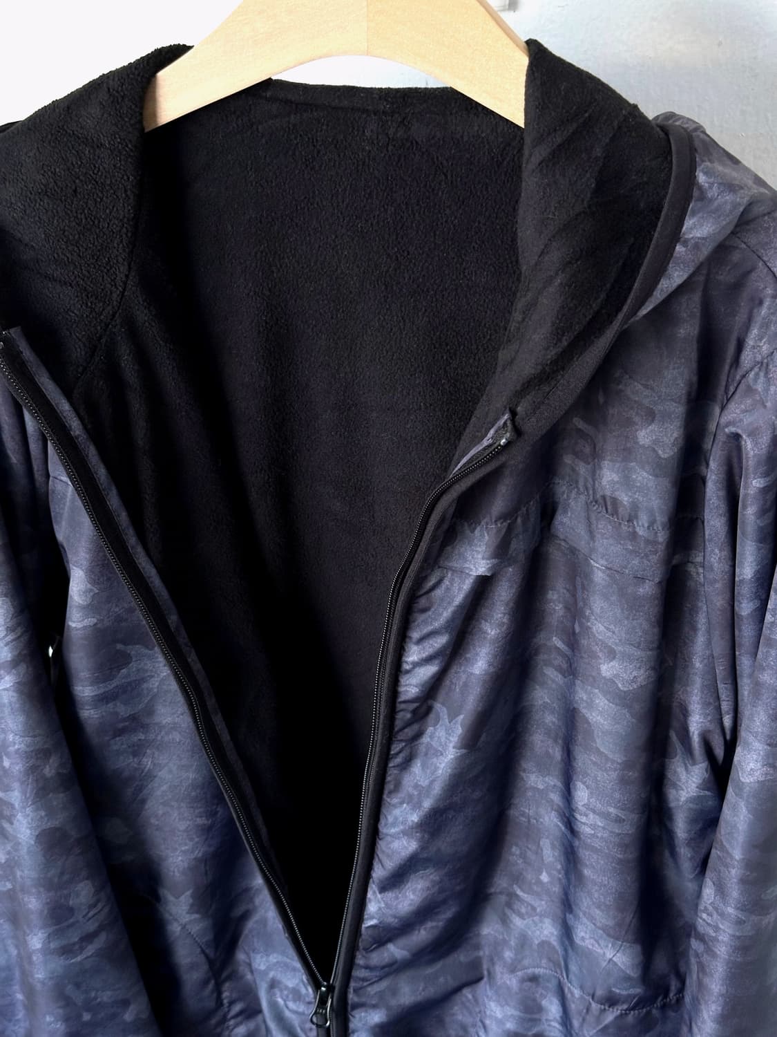 Inner fleece washed poly easy parka 상품이미지3