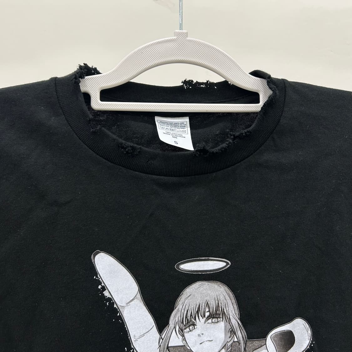 체인소맨 마키마 디스트로이드 티셔츠 상품이미지3