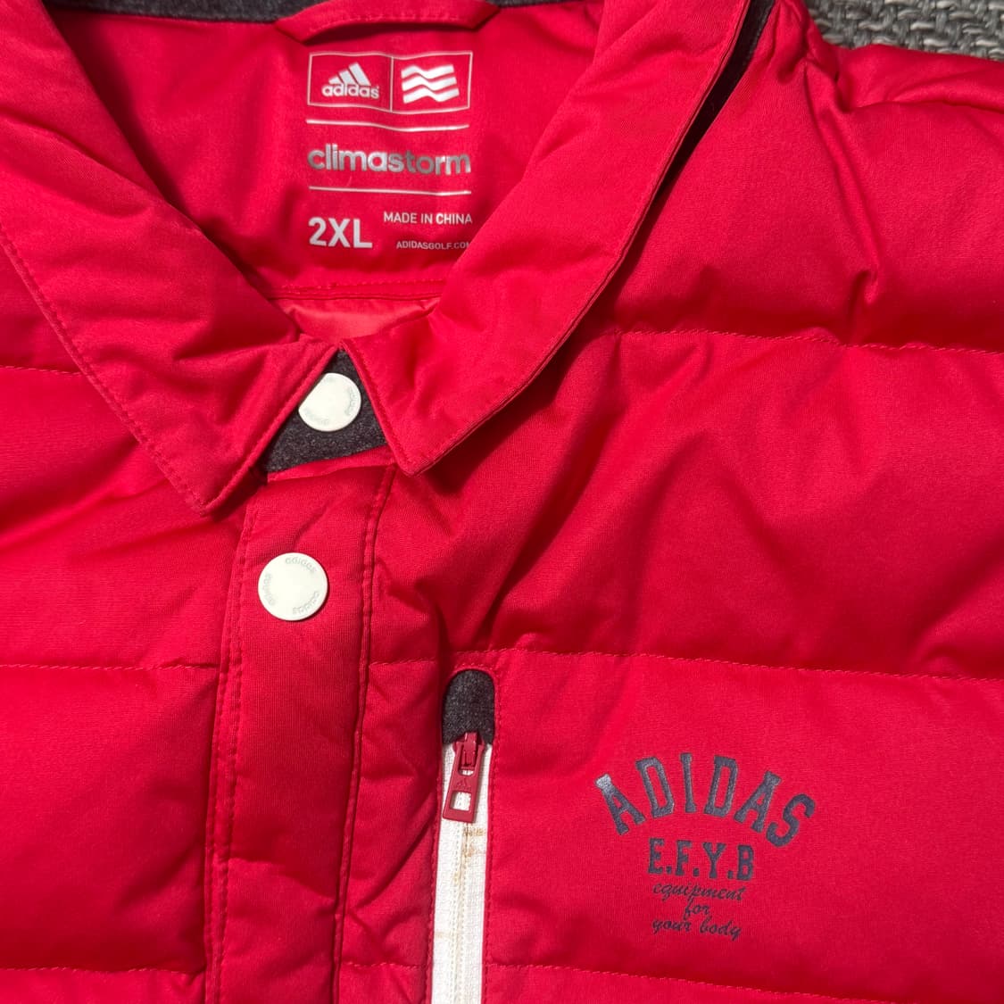 아디다스 경량 셔츠 패딩 (2XL) 상품이미지2