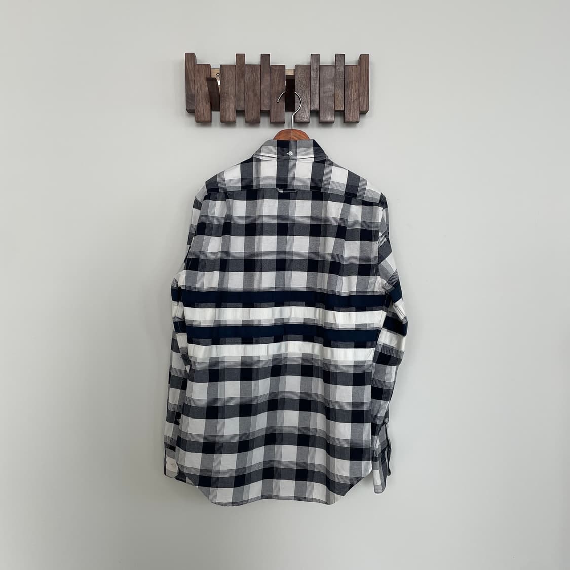 톰브라운 4선 완장 옥스포드 체크 셔츠 상품이미지5