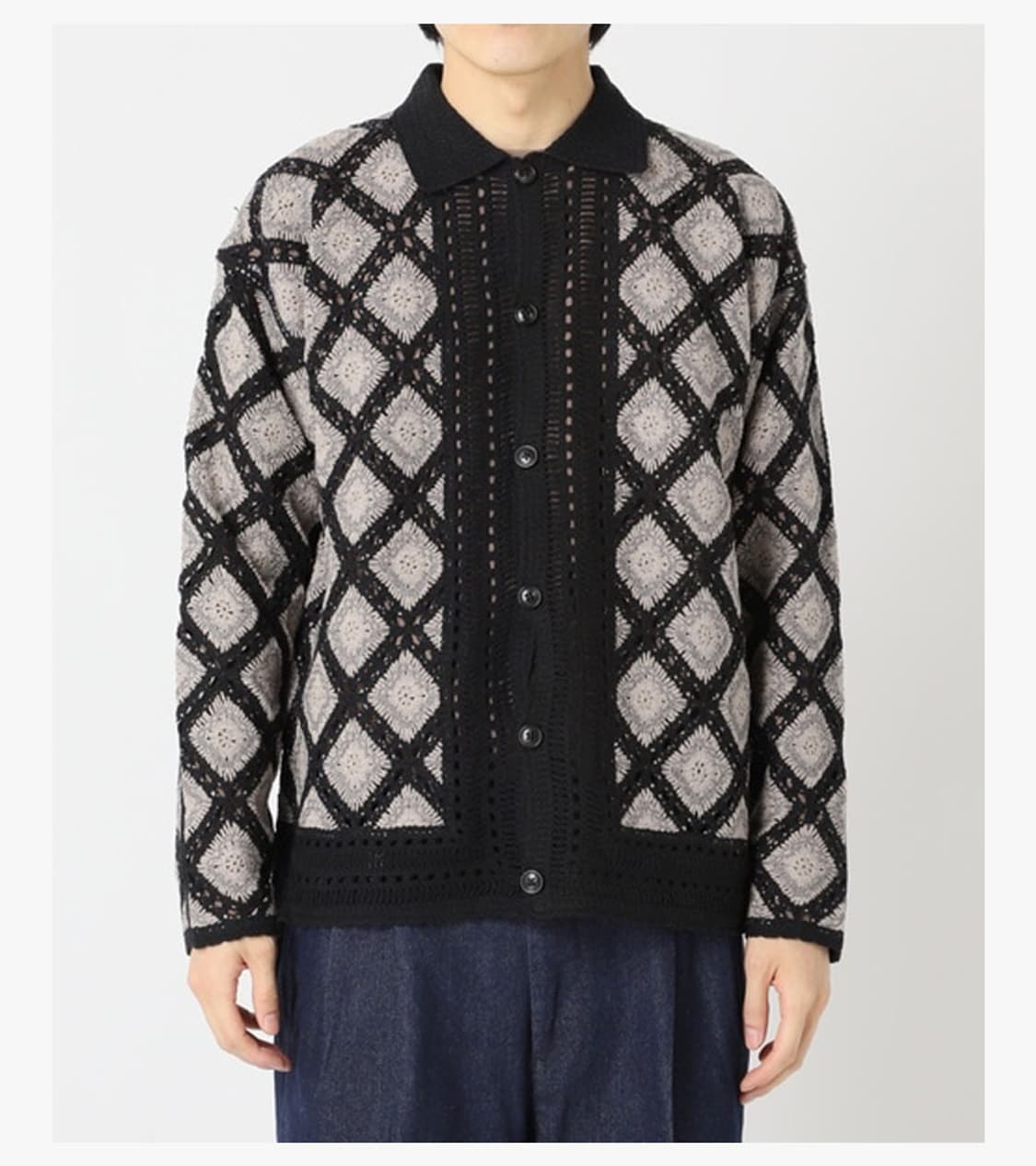 417 EDIFICE - 24SS CROCHE CARDIGAN 상품이미지2