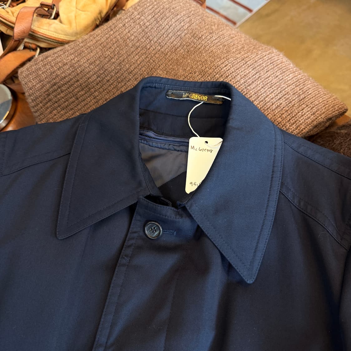구형 맥그리거 싱글 코트 이너 체크 M L 상품이미지4