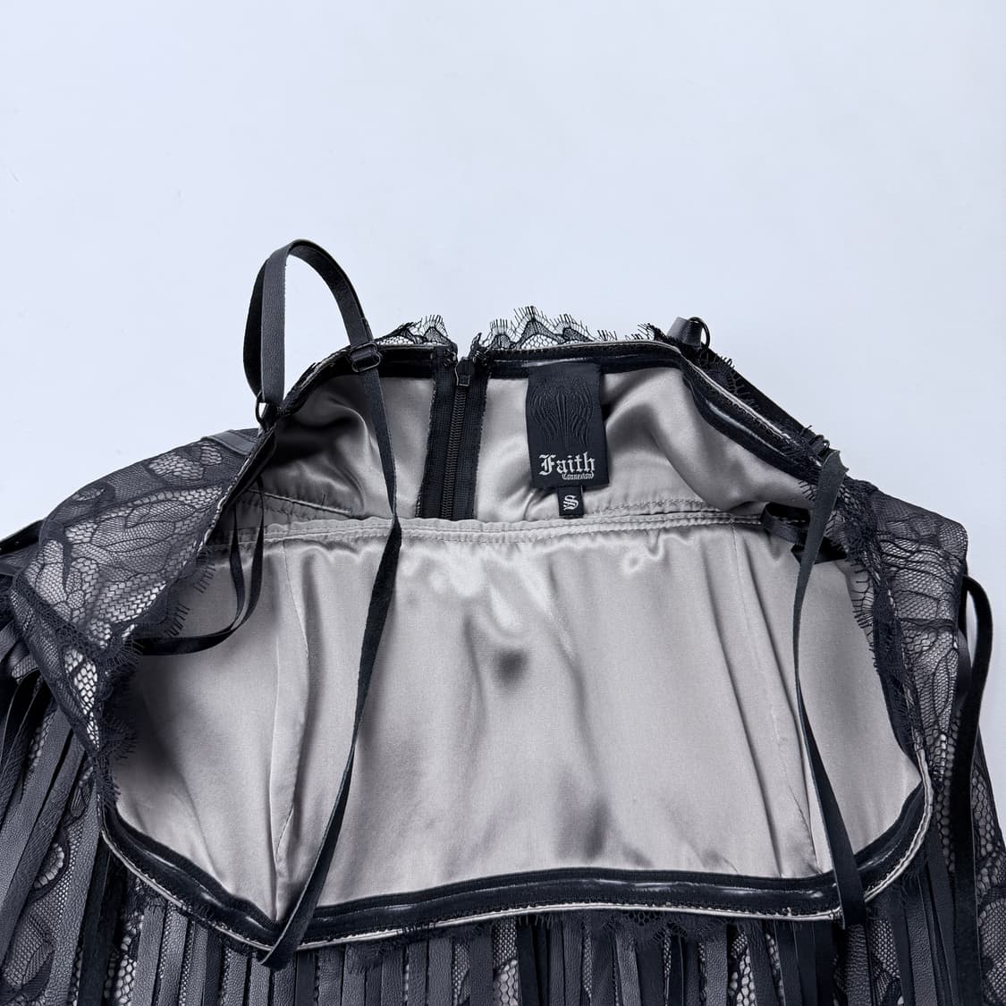 Faith Connexion 프린지 레더드레스 상품이미지3