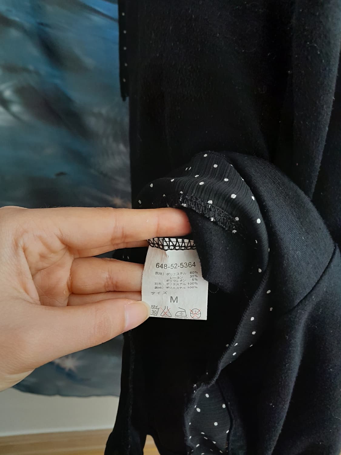 도트 리본 브이넥 반팔 원피스 상품이미지7