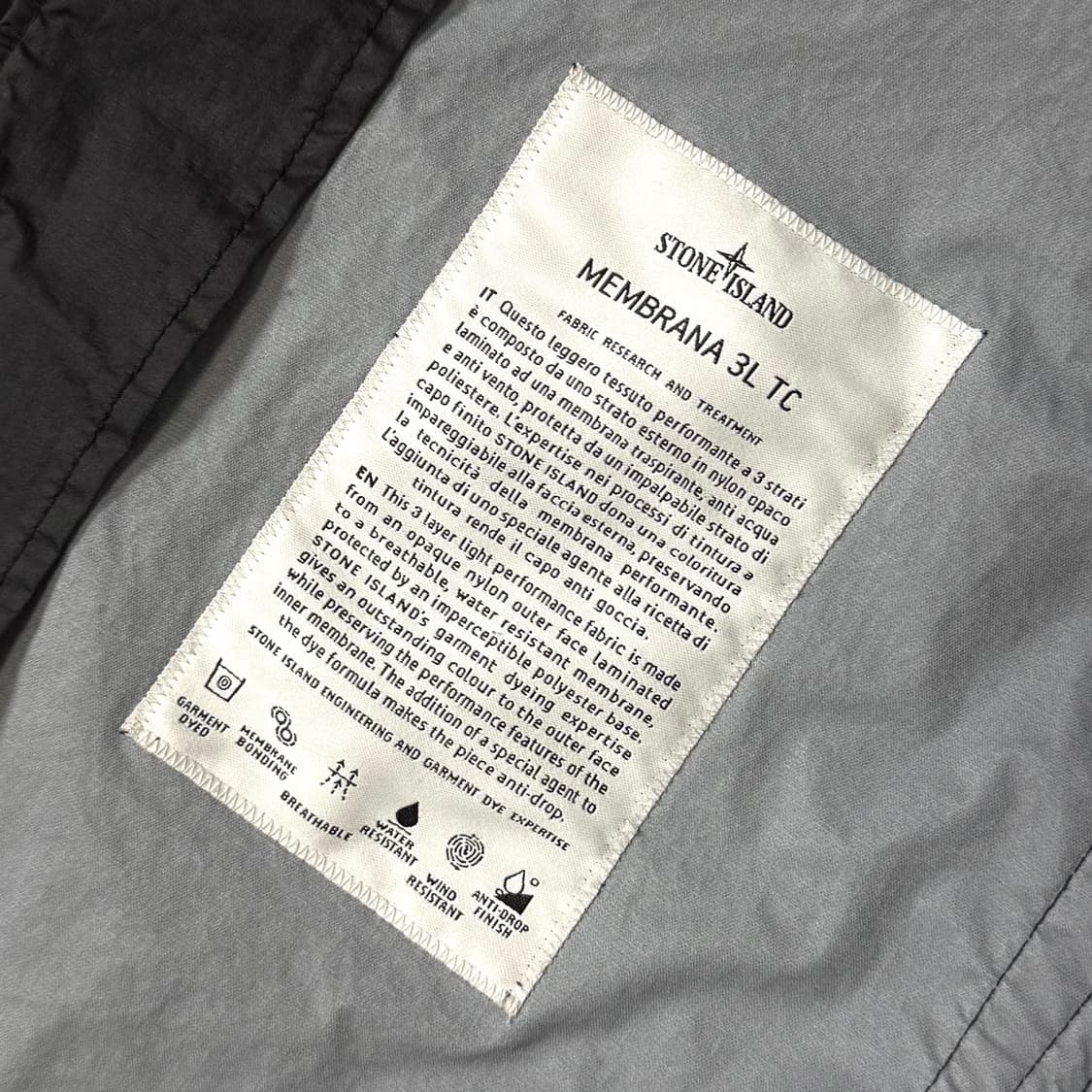 [백화점판/XL]스톤아일랜드 멤브라나 3L TC 바람막이 상품이미지8