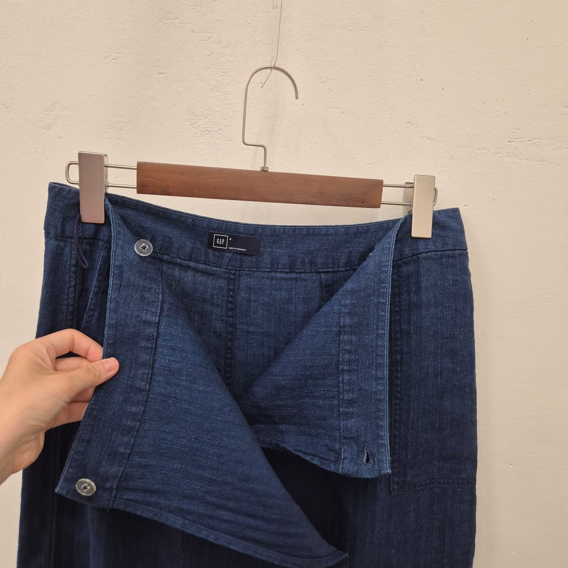 GAP 린넨 청치마 상품이미지3