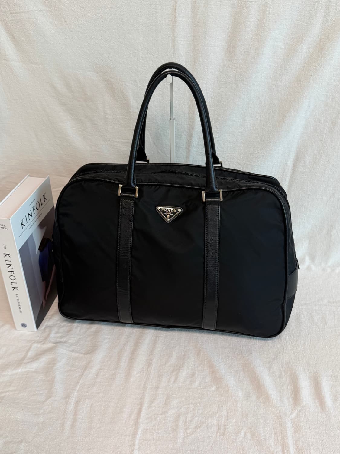 정품 프라다 사피아노 나일론 토트백 보스턴백 골프가방 여행  상품이미지2