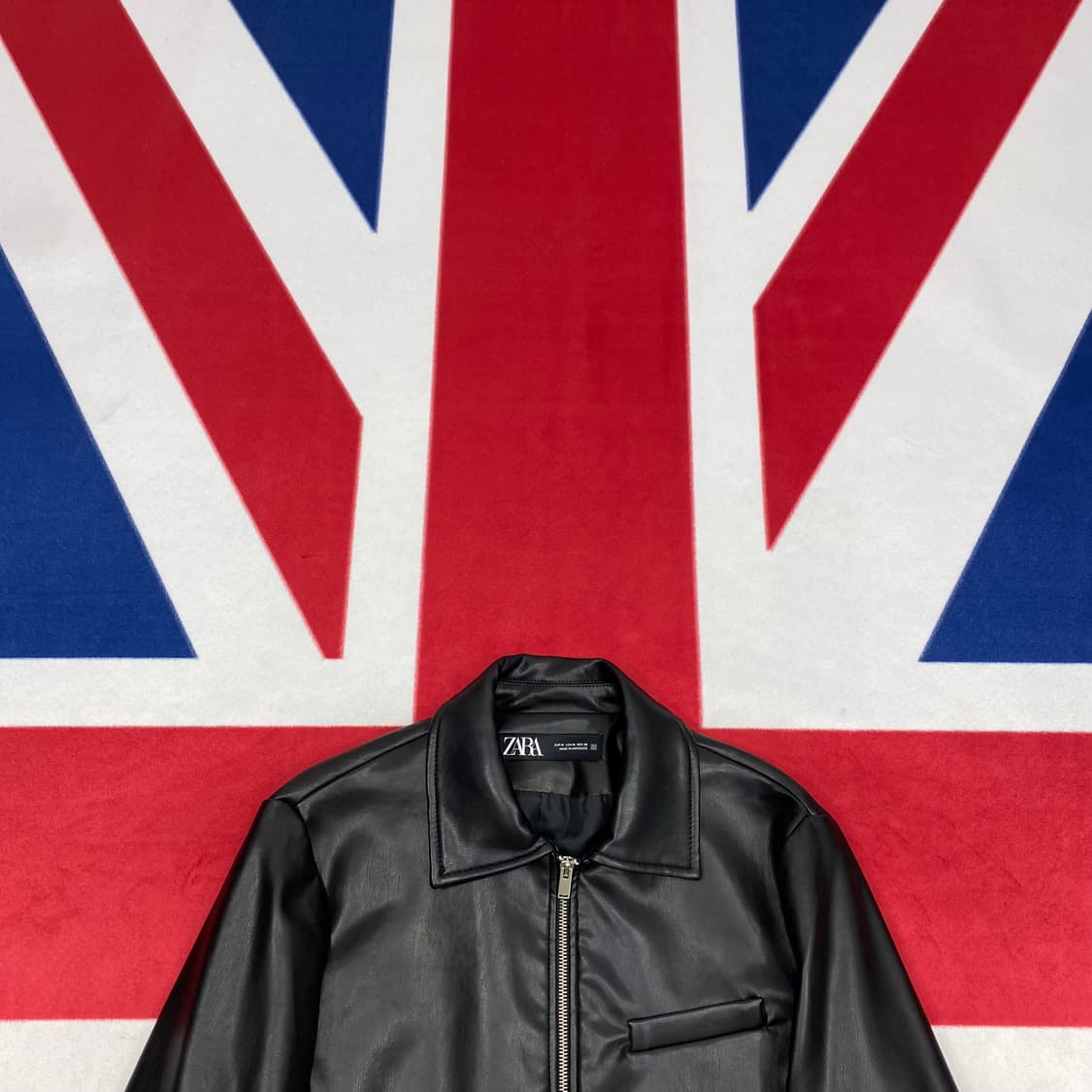 자라 레더 크롭자켓 여성 M  상품이미지2