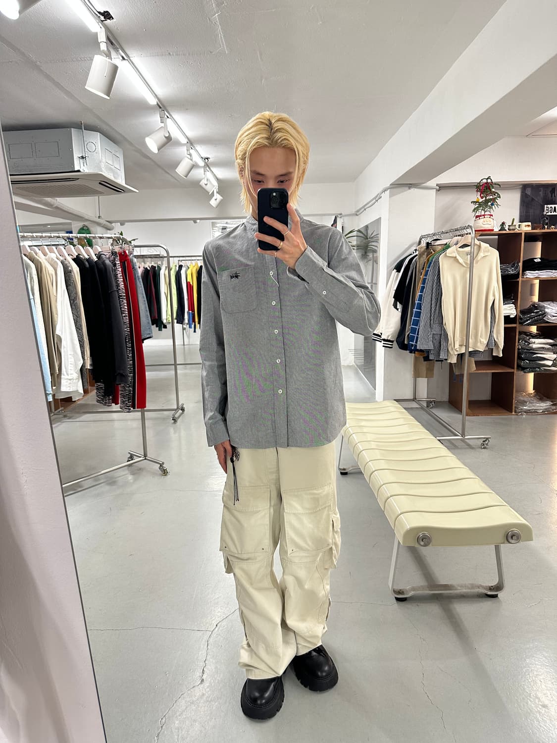 STUSSY Oxford BD Shirt 상품이미지3