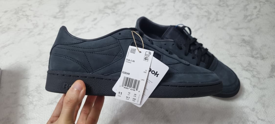 리복 자운드 클럽 c 트리플 블랙 290 상품이미지3