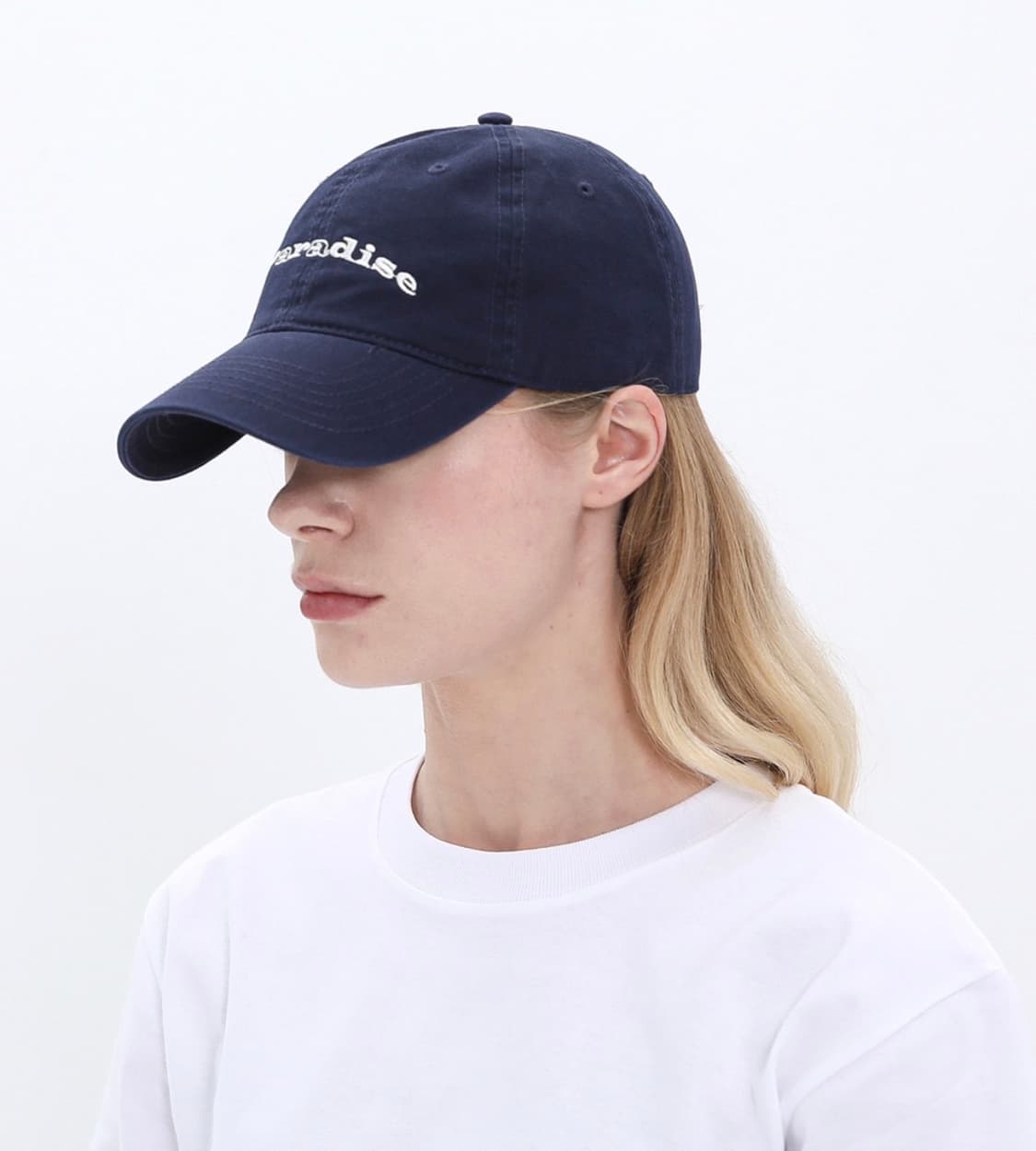 윅 wick Paradise 워싱 볼캡 모자 네이비 상품이미지4