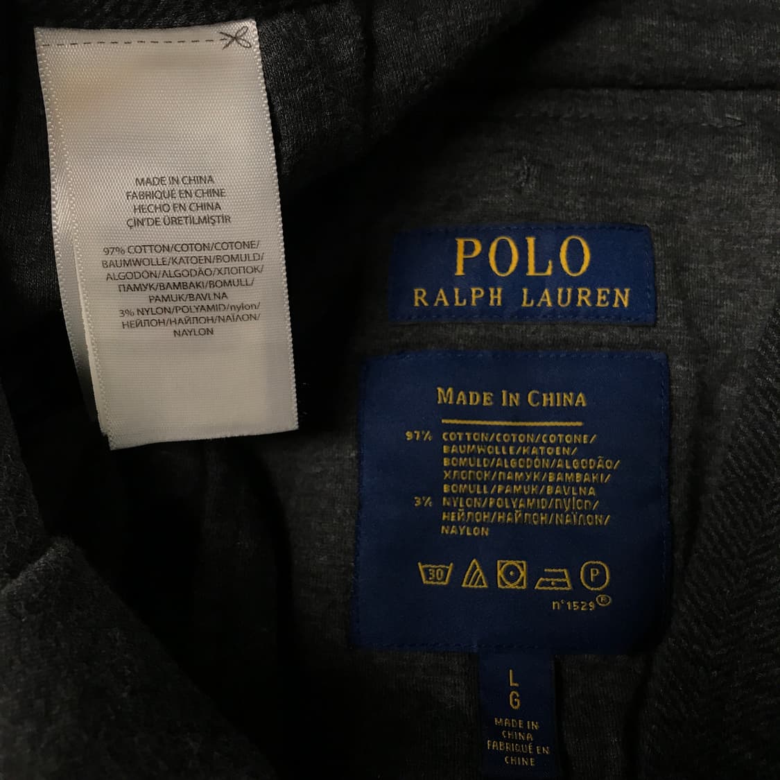 폴로 랄프로렌 밴딩 슬랙스 그레이 L 상품이미지6