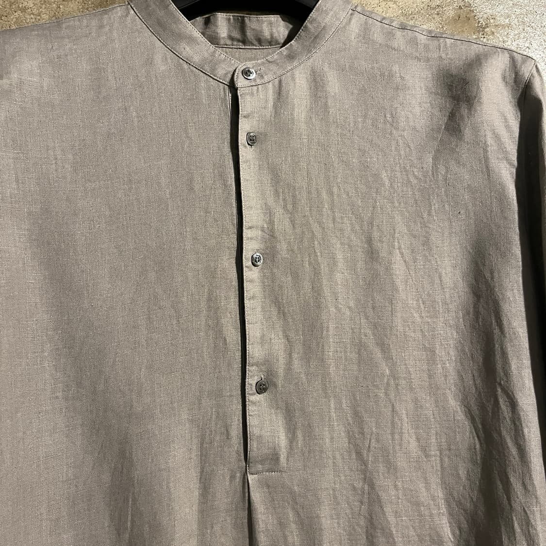 코스 반버튼 헨리넥 셔츠 상품이미지2