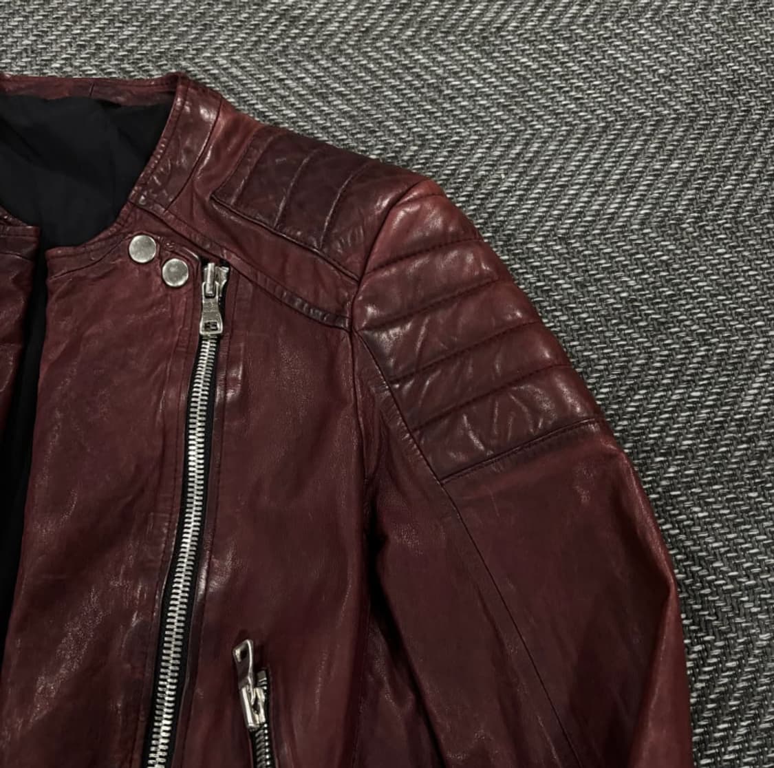 Lamb skin leather jacket 상품이미지7