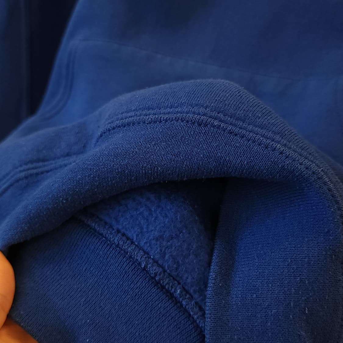 90s 러셀 후드 스웻셔츠 포튜나 허스키스 빈티지 프린팅 블루 L 상품이미지8