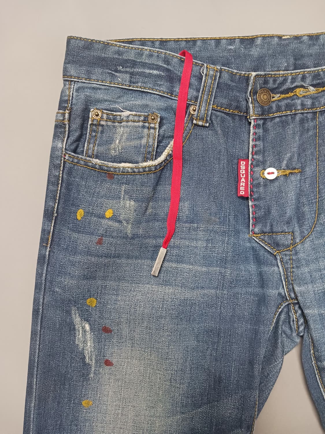 [32] 디스퀘어드2 메이플패치 스트레이트진 청바지 상품이미지2