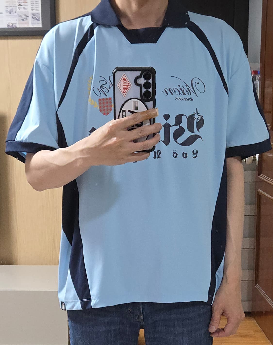 (착샷) 비전스트릿웨어 vsw 싸커 져지 트랙탑  상품이미지9