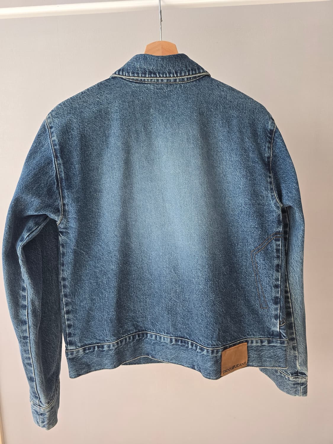 DKNY JEANS 데님 양털카라 자켓 (M) 상품이미지6