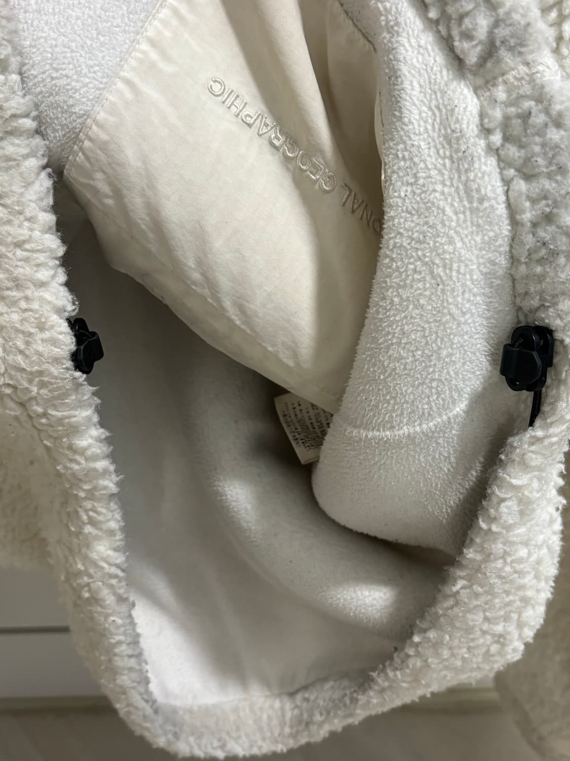 네셔널 양털 후리스 뽀글이 집업 L 상품이미지7