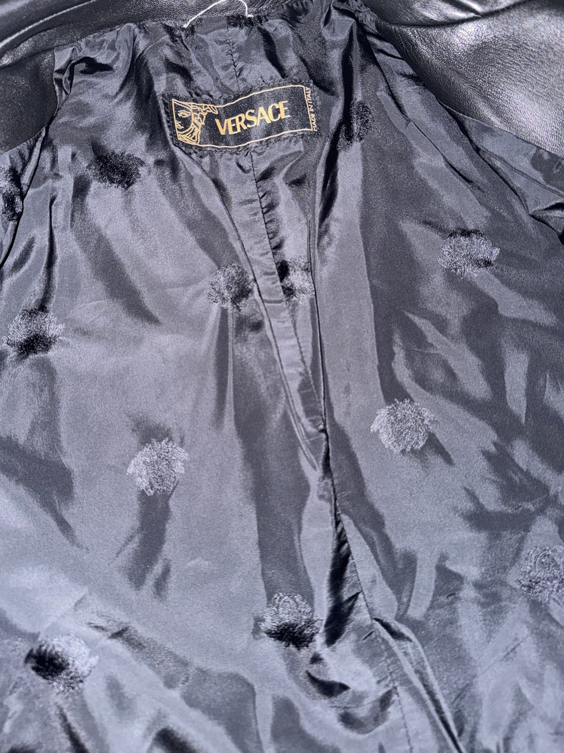 90s 지아니 베르사체 아카이브 레더 자켓 상품이미지6