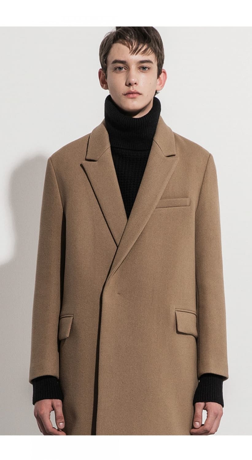 드로우핏(Draw fit) 베이지 싱글코트 상품이미지1