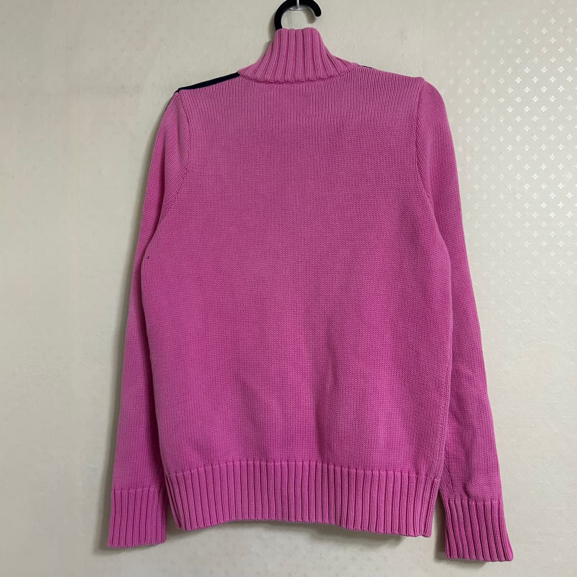 폴로 랄프로렌 사이드 라인 니트 집업 핑크  상품이미지7