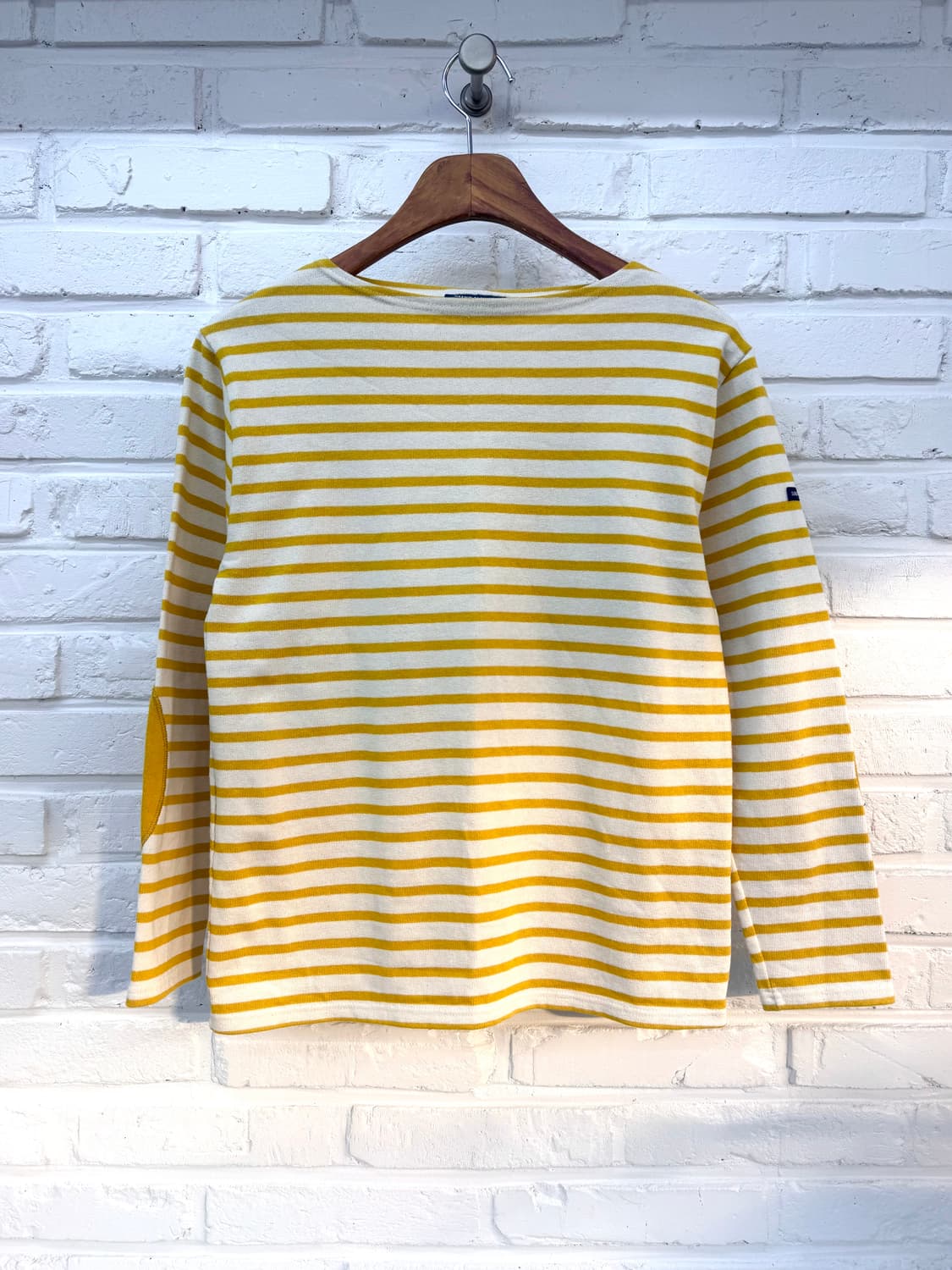 세인트제임스 옐로우 스트라이프 암패치 티셔츠 상품이미지3