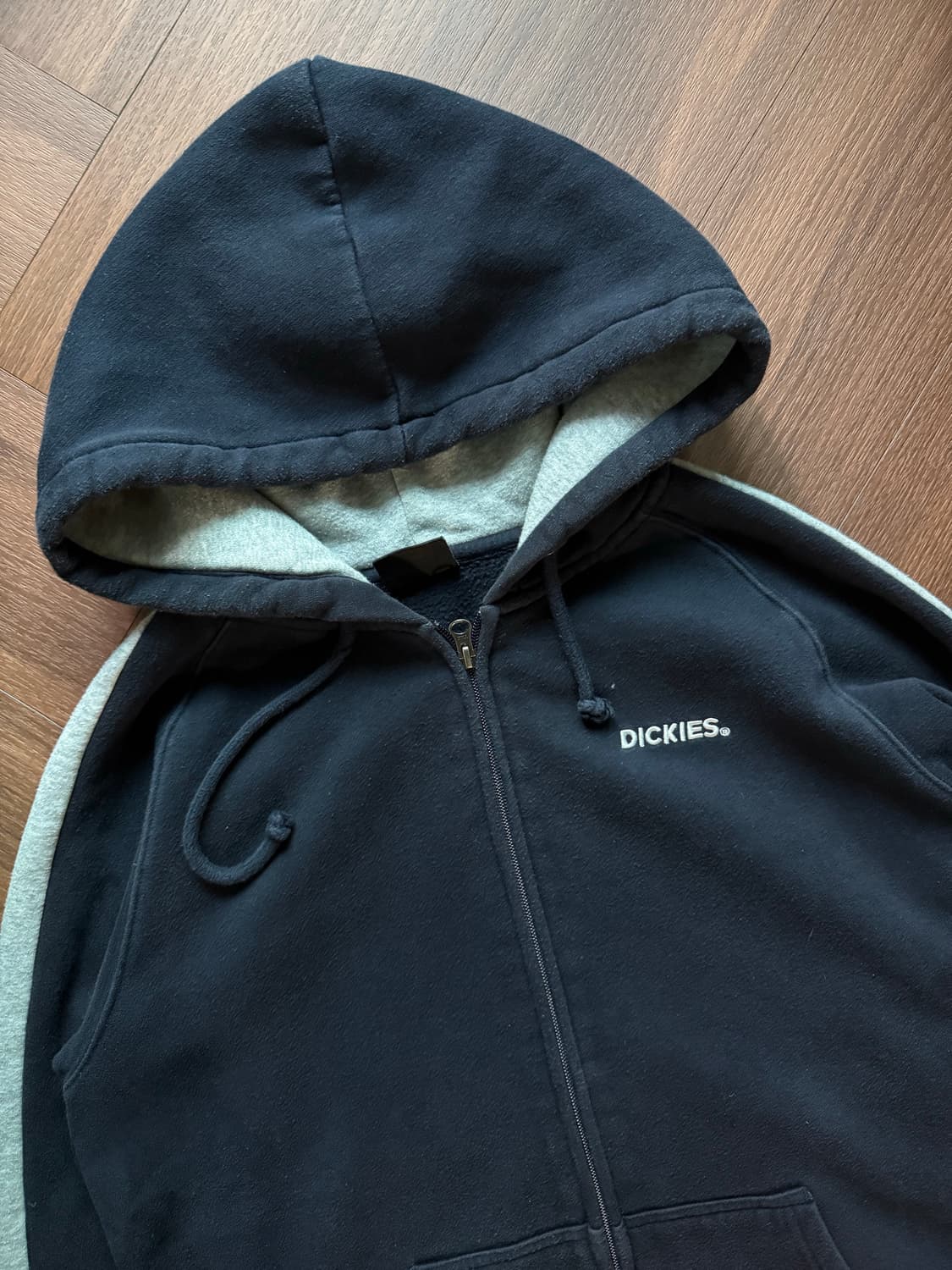 디키즈 가슴로고 사이드라인 후드집업 상품이미지6