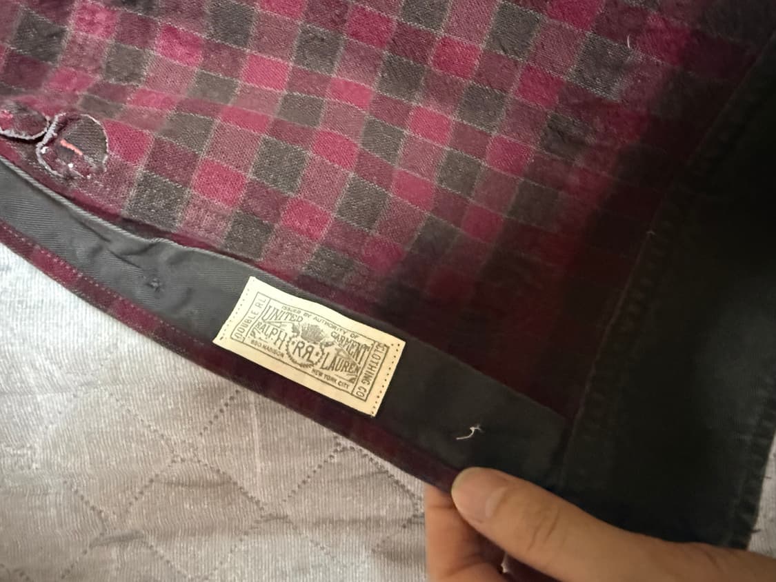 rrl 체크 우븐 셔츠 자켓  상품이미지3