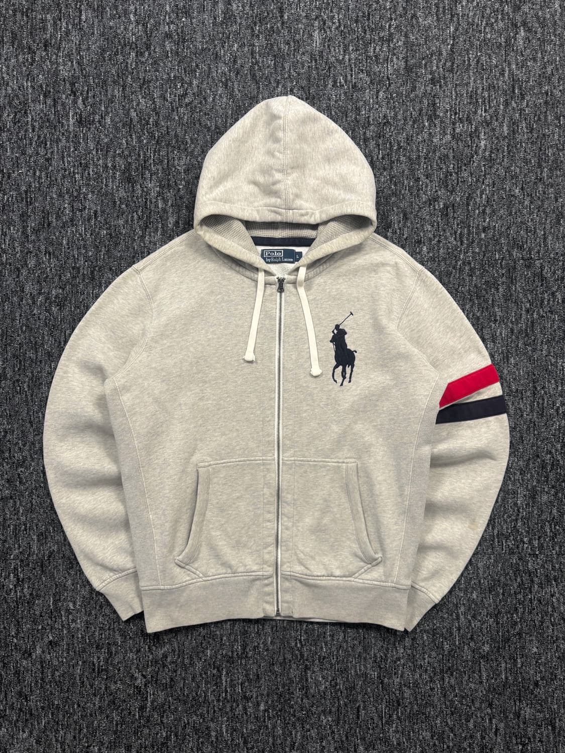 폴로 빅포니 그레이 후드집업 상품이미지3