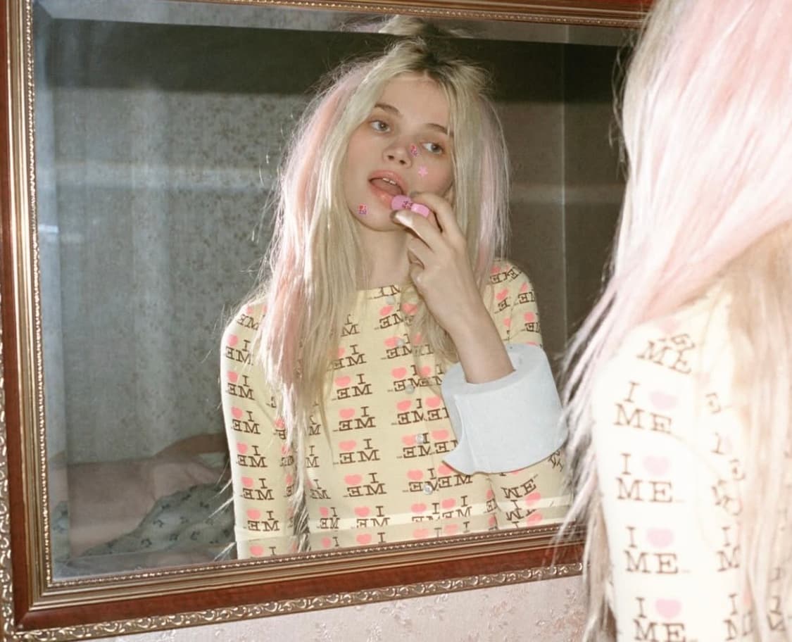 [S,M]애슐리 윌리엄스 26ss 아이 하트 미 가디건/옐로우 상품이미지4