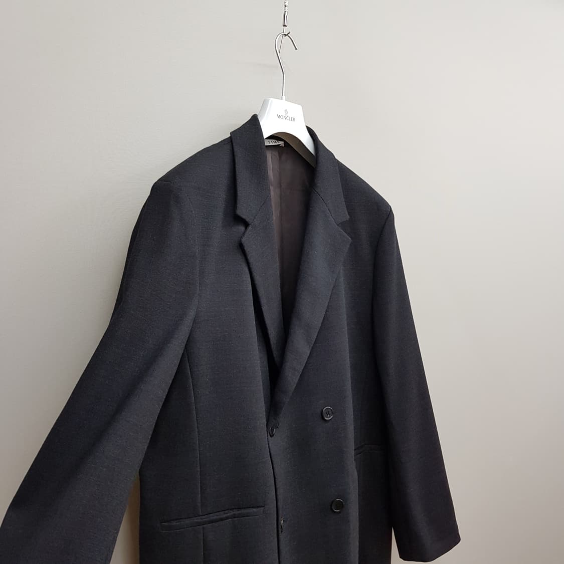 한섬 타임옴므 2022 더블 버튼 클래식 울 블레이저 자켓 105사이즈 상품이미지3