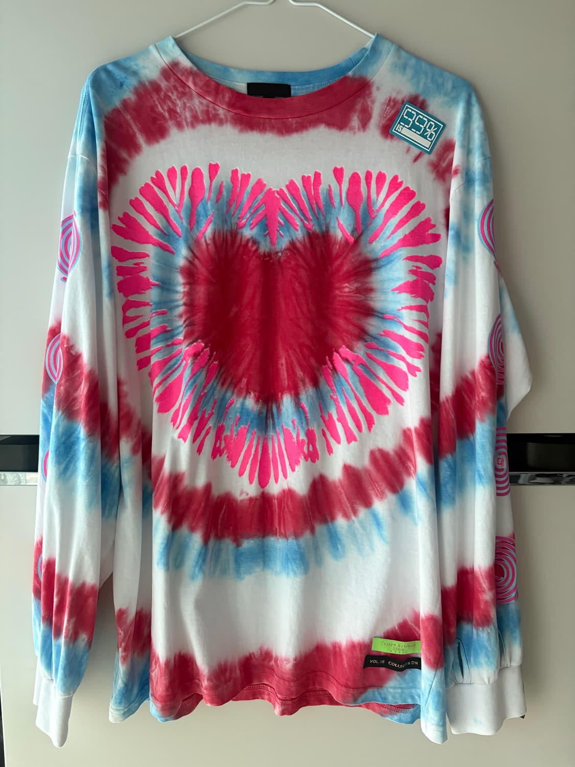99%is TIE-DYE SLEEVE T-SHIRT 타이다이 긴팔 티셔츠 상품이미지1