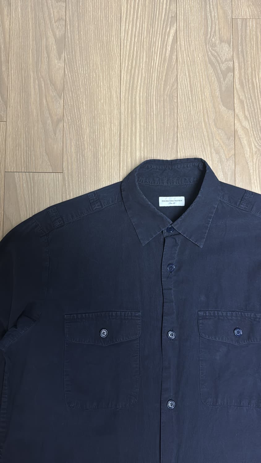 드리스반노튼 크롭 셔츠 자켓 상품이미지3