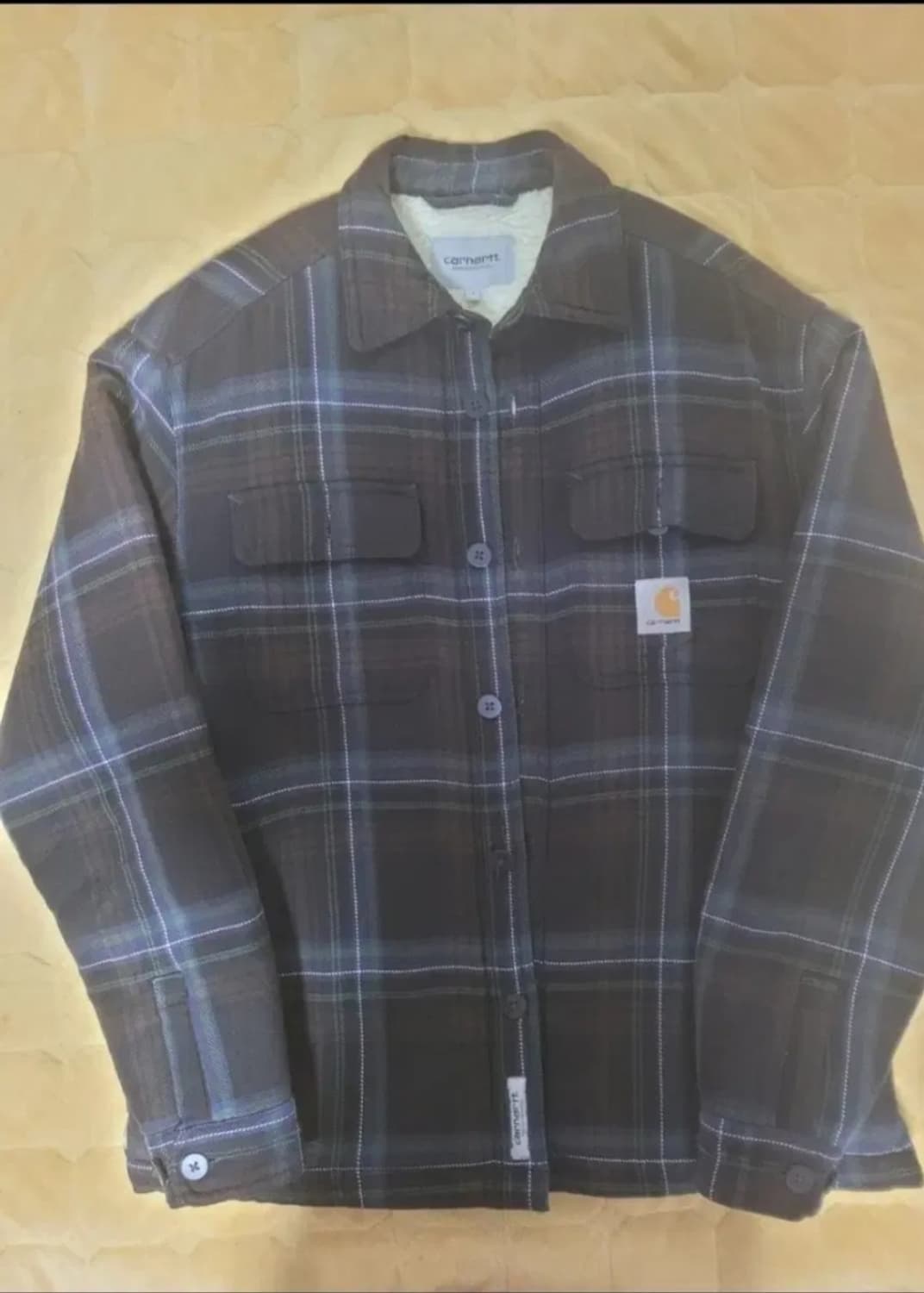 칼하트wip 에이든 체크 셔츠자켓 상품이미지1
