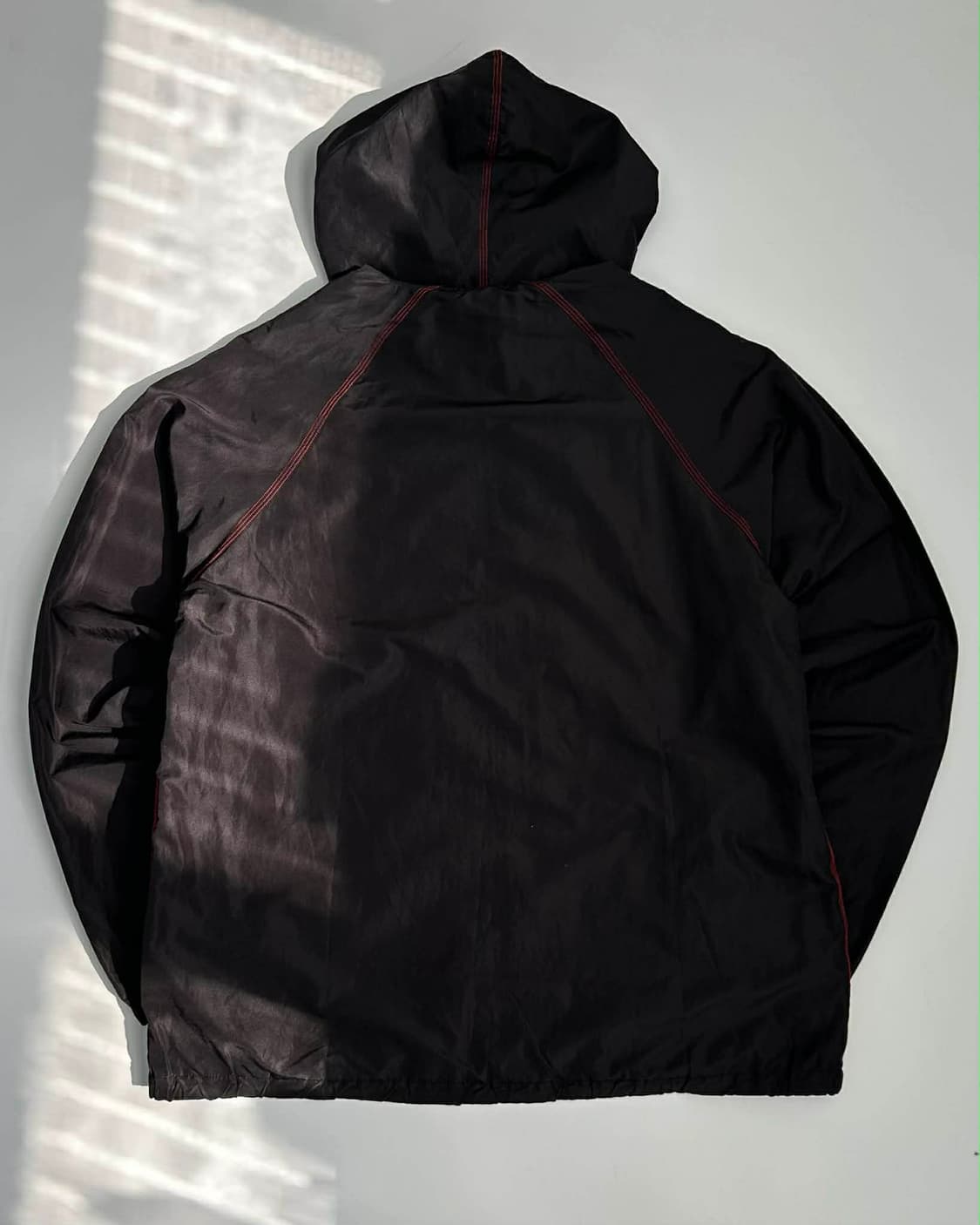 [L] 디젤 그래픽 프린팅 윈드브레이커 자켓 후드집업 블랙 상품이미지3