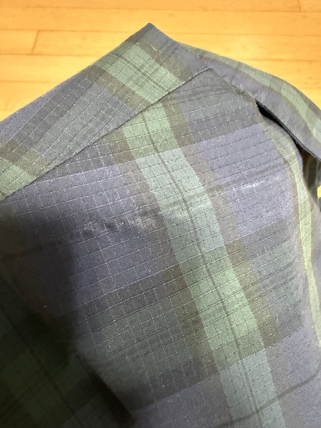 [XL] WTAPS 더블탭스 립스탑 플란넬 반팔 셔츠 4사이즈 상품이미지8