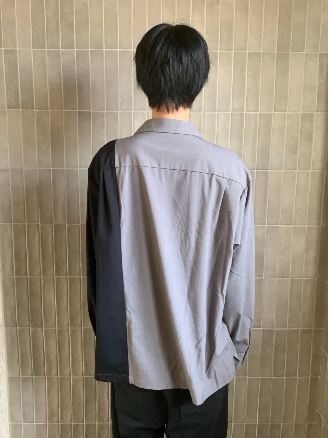 미하라 야스히로 x GU 배색 셔츠 상품이미지5