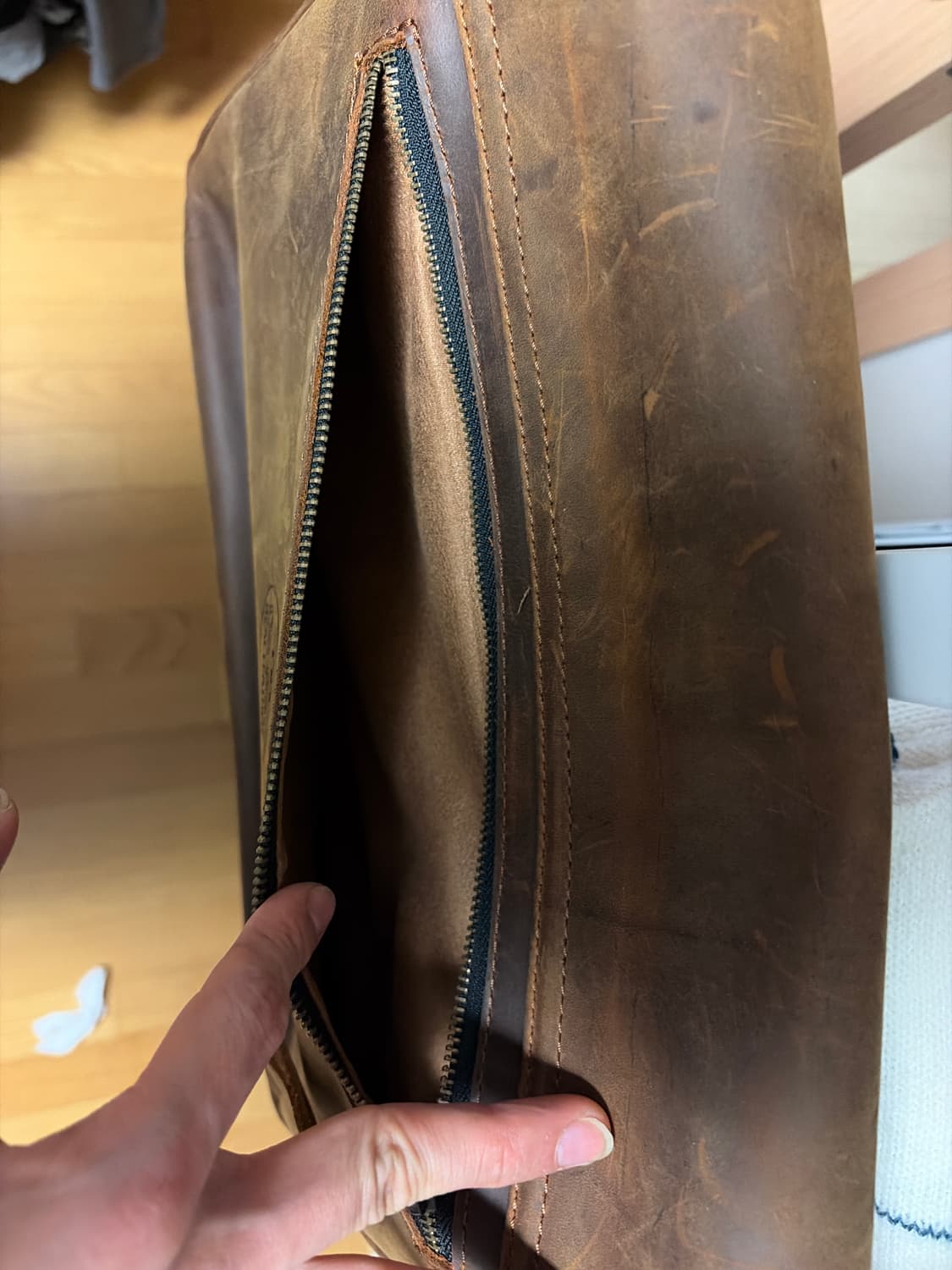 Da Bao 리얼 가죽 메신저백 상품이미지4